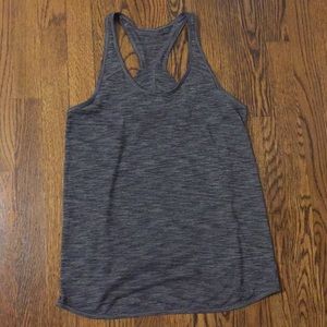 Lulu lemon essential tank dark grey